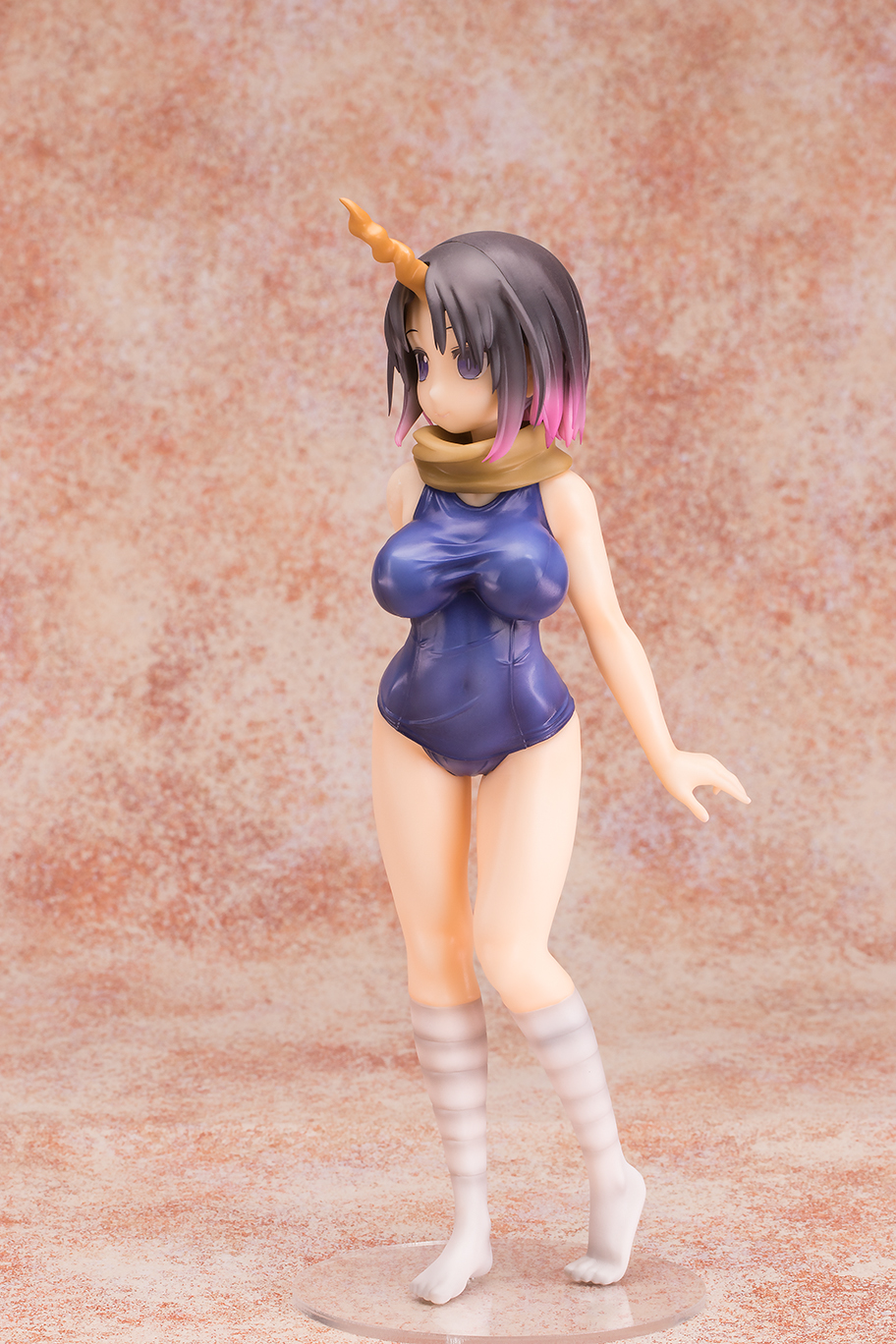 新品即納】[FIG]エルマ スク水ver 小林さんちのメイドラゴン 1/6 完成